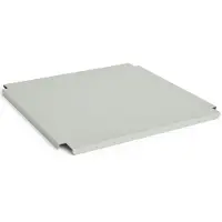 HAY Colour Crate Lid Metaal Vierkant Grey