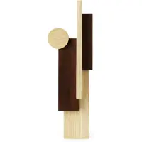 Normann Copenhagen Join sculptuur large Ask-karboniserad ask