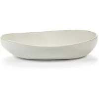 Serax Out Of Lines By Uncharted Serveerschaal 36x17 Off White