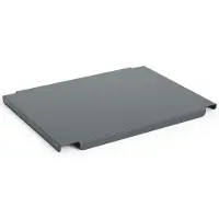 HAY Colour Crate Metal Medium Deksel - Manden Gepoedercoat Staal Charcoal - AC458-A602-AC37