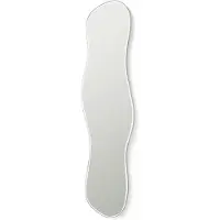 Ferm Living Pond Spiegel 164,8x40 Cm - Wandspiegels Glas Dark Chrome - 1104269704