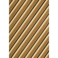 Layered Teklan Diagonal Len Vloerkleed 300x400 Cm Zand - Vloerkleden met motieven Wol Sand - TKDISAN300400