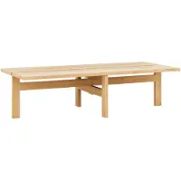 MOEBE rectangular coffee table salontafel large Eikenhout