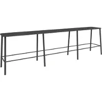 Frama Adam Mono Bench 160 Cm - Bankjes Staal Black - 6736