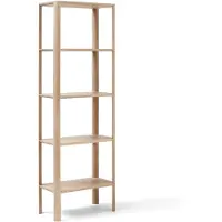 Form & Refine Leaf Schap 0,5x5 Wit Geolied - Bijzettafels & buffetten Eiken White Oak - 1236