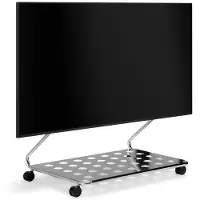 Pedestal Disco Tv-standaard Chroom - TV-meubels en mediabanken Staal Chrome - 010 031 020