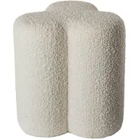 Pols Potten Clover Kruk - Krukken Bouclé Ecru - 558-030-003