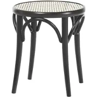 TON No 60 Stool Cane/ Grain - Krukken Beuken Black - 375060004159