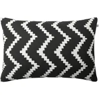 Chhatwal & Jonsson Ikat Sema Buitenkussen 40x60 Cm Zwart - Kussens voor buiten Katoen Black - OIC310290-21