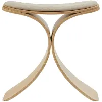Gejst Luno kruk 48x28x72 cm Eik-beige textiel