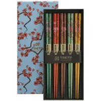 Tokyo Design Studio Eetstokjes Pak Van 5 Sakura - Eetstokjes Hout - 17862