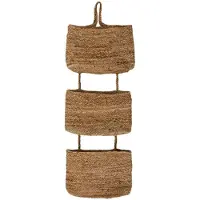 House Doctor Ramla opbergmand voor aan de muur 35x109 cm Natuur