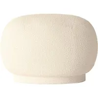 Ferm Living Rico pouf zitpoef Wool bouclé offwhite