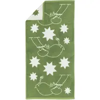 Arabia Moomin badhanddoek 70x140 cm sterren groen