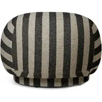 Ferm Living Rico pouf zitpoef Louisiana sand black