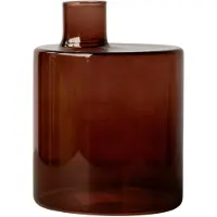 DBKD Pipe Vaas 14 Cm Donkerrood - Vazen Glas Red - 20221402DR