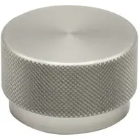 Beslag Design Graf Big 50 Knob Stainless Look - Knoppen en deurgrepen Aluminium Roestvrije look - 370305-11