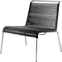 FDB Møbler M20l Teglgård Loungestoel Zwart - Loungefauteuils Polyester Black - M20L41011401