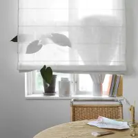 Mimou Ellie Vouwgordijn 150x220 Cm Wit - Rolgordijnen Polyester White - RB19801-150