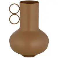 Blomus Loha Vaas 20 Cm Amber - Vazen Staal Brown - 64621