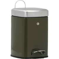 House Doctor Sort Afvalemmer 6 L Diepgroen - Afvalbakken en pedaalemmers Staal Green - 900000996