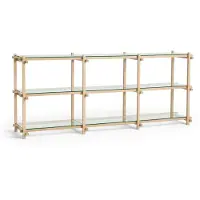 HAY Woody plank Eiken-helder glas, laag
