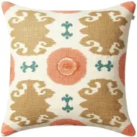 Chhatwal & Jonsson Mahal Kussenhoes 50x50 Cm - Decoratieve kussens & hoezen Linnen Rose - CC080131-25
