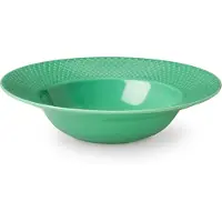 Lyngby Porcelæn Rhombe Color Soup Plate-24.5 Cm Diepe Glazen Bord