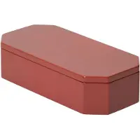 Ferm Living Nova opbergdoos 10x20 cm Picante Red