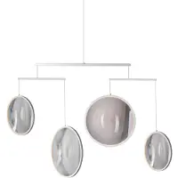 DCW éditions Focus Kroonluchter White | 4 Lights