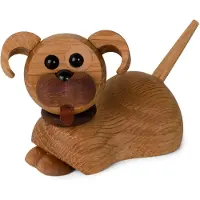 Spring Copenhagen Coco Dog Houten Beeldje 10 Cm - Houten beeldjes Eiken - 2023-FSC