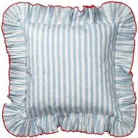 Pick a Poppy Devon Kussenhoes 40x40 Cm Blauw - Decoratieve kussens & hoezen Katoen Blue - T07404006SS25-265