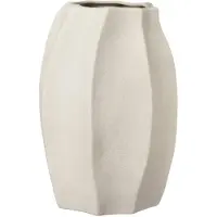 ERNST vaas aardewerk Ø15x23 cm Natuurwit