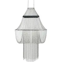 DCW éditions La Lampe C Kroonluchter - Kroonluchters Roestvrijstaal Roestvrij staal - LAMPE C P 900 2400K BL-SIL