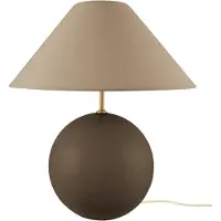 Globen Lighting Tafellampe , IRIS, Roestbruin, Woonkamer, Stof, Designer