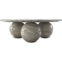 Jakobsdals Sphira Salontafel 100 Cm - Salontafels Marmer Beige - N812327-12