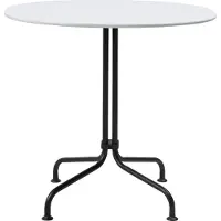 Gubi Carmel Bistro eettafel 75x75 cm Clam white-black semi matt