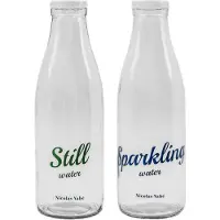 Nicolas Vahé Fles met deksel 1 L, 2 delen Still-Spuitend