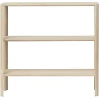Form & Refine Leaf plankrek 3 planken 92x100 cm Wit eiken