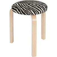 Artek 60 Kruk Natuurlijk Gelakt En / Zebra - Krukken Berk Birch - 12