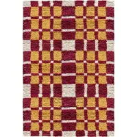 Layered Evelina Kroon Wollen Vloerkleed Currant Bush 250x350 Cm - Vloerkleden met motieven Nieuw-zeelandse Wol Yellow - EKSHCB250350