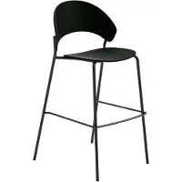 Please wait to be seated Dosina Barkruk 75 Cm Zwart - Barkrukken Eiken Black Oak - 702110338