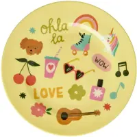Rice Bord 20 Cm Unicorn Love - Kinderborden Melamine Multi - MESPL-UNILO