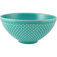 Bordallo Pinheiro Bicos Serveerschaal Ø25 Cm - Slakommen Aardewerk Mint - 65032265