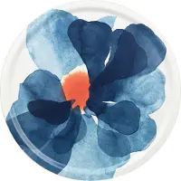 Marimekko Valssi dienblad Ø46 cm White-blue-orange
