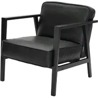 Andersen Lc1 Loungestoel Zwart Gelakt Eiken/zwart - Fauteuils Massief Eiken Black - 3-620020909101