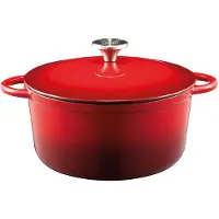 Dorre Gretl gietijzeren braadpan emaille 4 L Rood