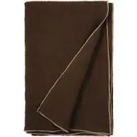 Brita Sweden Evy Sprei 260x260 Cm Donkerbruin - Bedspreien Linnen Dark Brown - 20-3006