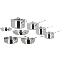 Mauviel Cook Style Pottenset - Pannensets Roestvrijstaal Roestvrij staal - 37460