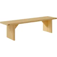 Vaarnii 012 Kolmio Bench bank Mat geolied en gewaxt grenen, 176x42x45 cm